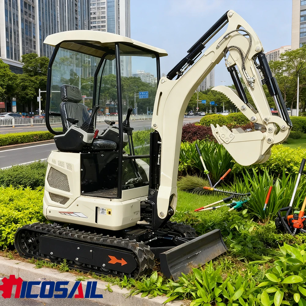 حفارة معتمدة من CE EPA EURO5 مع آلة تعبئة محرك الديزل الهيدروليكي للبيع حفارة 1.8 طن