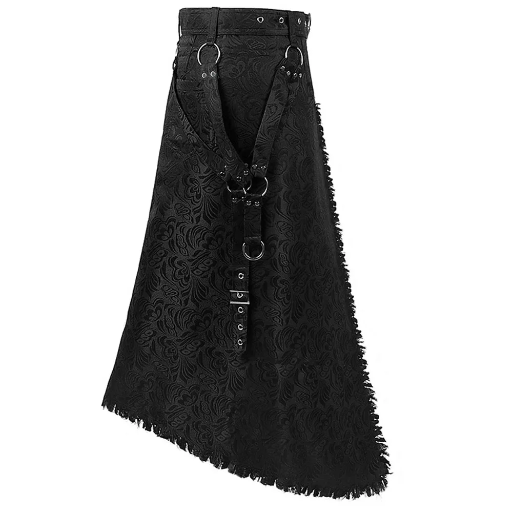 

Men's Skirt 1 Pc Black For Vacation Polyester Autumn Casual Holiday Regular Slight Stretch New Stylish Men's