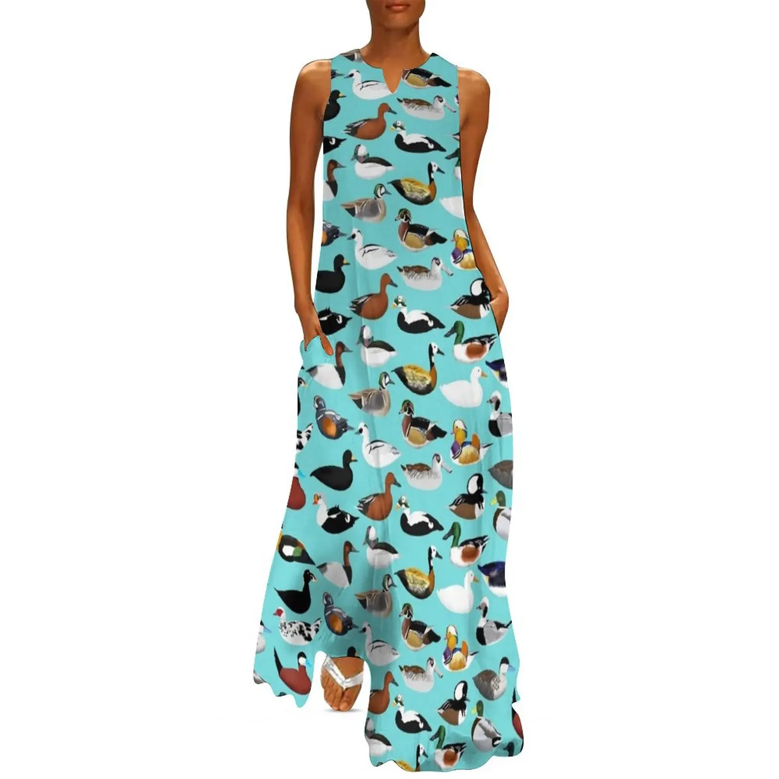 

Duck Duck Long Dress summer women's dress 2025 womans clothing Dress