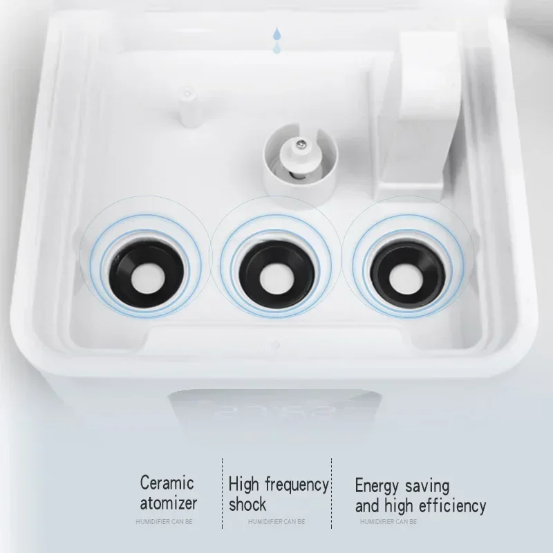 Water adding industrial humidifier household commercial ultrasonic vegetable preservation large atomizer