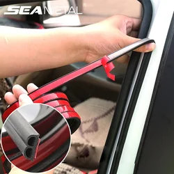 SEAMETAL Car Rubber Seals Sticker Sound Insulation Sealing Protector Weatherstrip Car Door Seal Strips 4M/5M/16M/25M B Shape