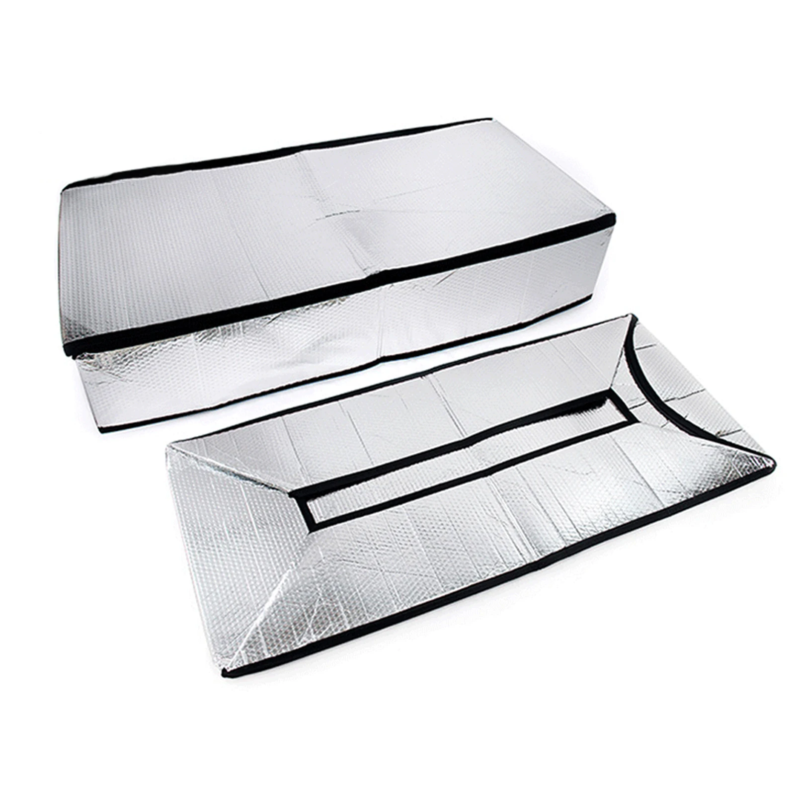 

Attic Stair Insulation Cover Silver Double Sided Aluminum Foil Attic Dust Cover Premium Attic Insulation Cover 25\"X54\"X11\"