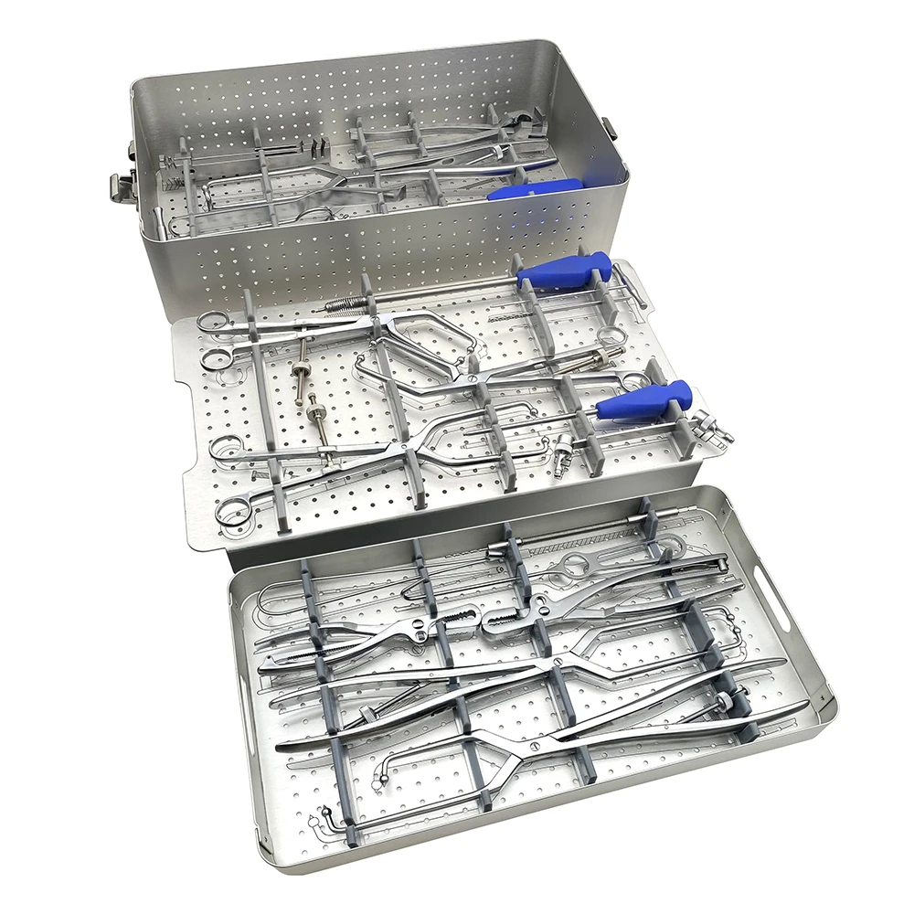 

Stainless steel Pelvic Reconstruction Bone Plate set Orthopedic Surgical Reconstruction plate Operation instrument