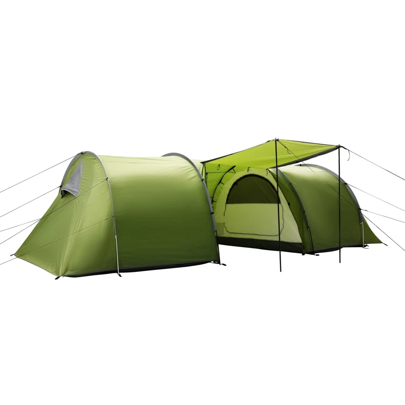 Tunnel Tent Camping Vendor Tent for 8 Persons Waterproof Outdoor Trailer Tent