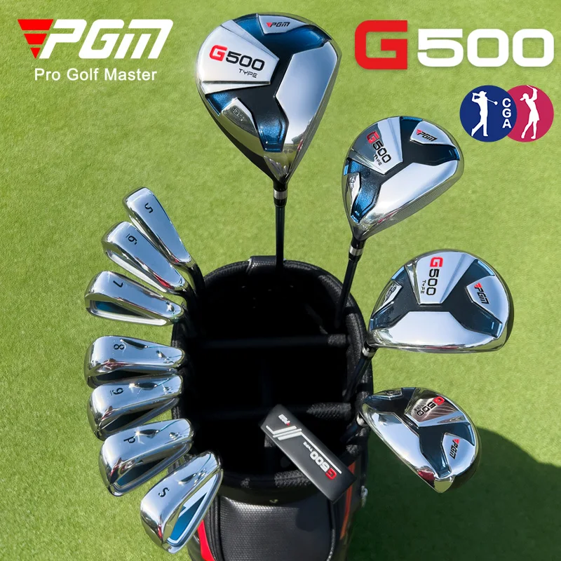 PGM Men Beginner Complete Golf Club Set Titanium #1 Driver Irons Putter 12 Pieces Golf Kit For Amateur Golf EnthusiastsWholesale