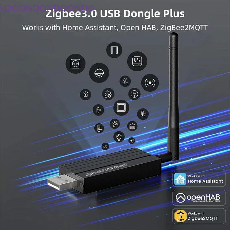 

Smart Home Assistant USB Dongle - Open Source ZigBee 3.0 Universal Wireless Hub with Detachable Antenna
