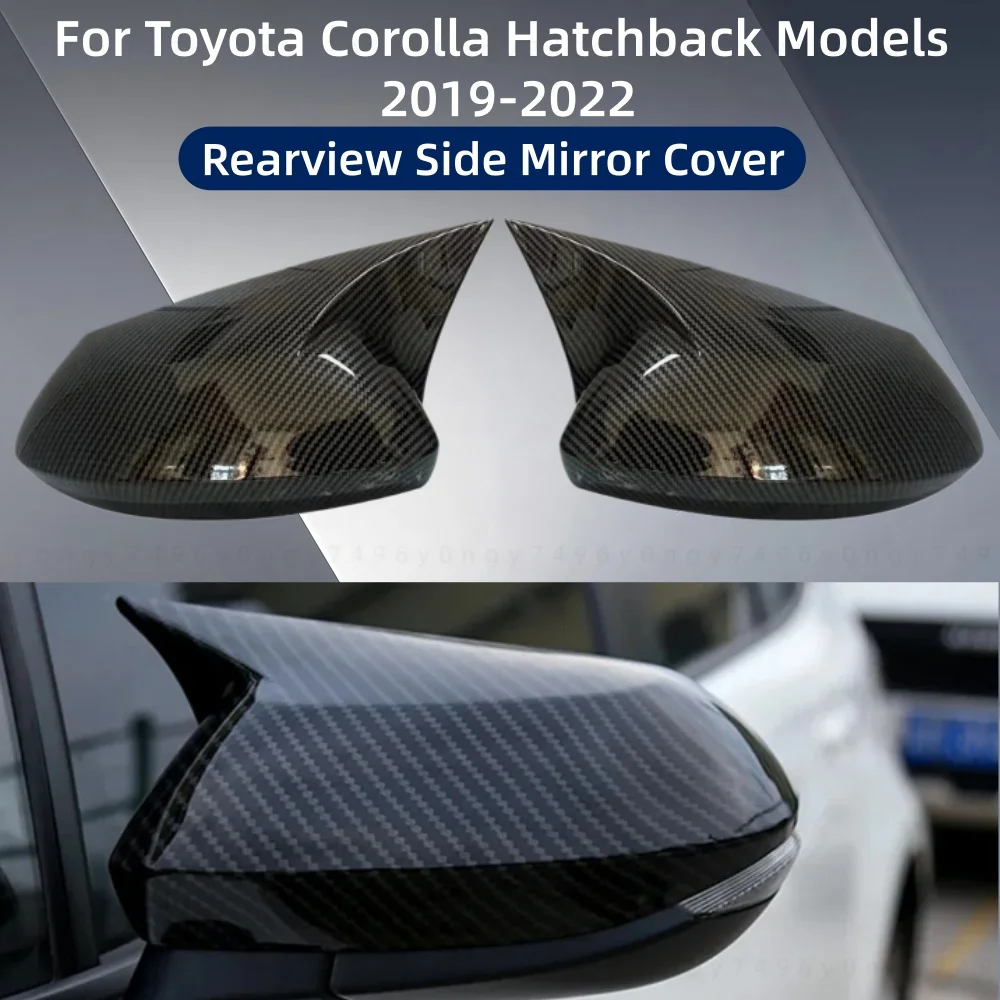 

Car Upgrade Decoration Rearview Mirror Cover For Toyota Corolla Sedan 2019 2020-2022 Hatchback All Models Mirror Cap Styling