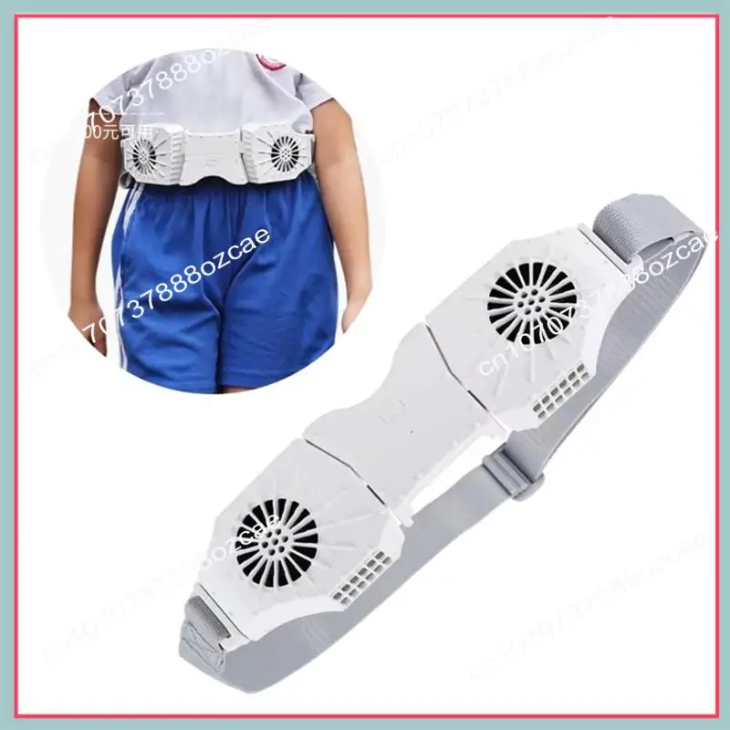 Ventilador de cintura recargable A26P con tecnología de circulación de aire Ideal para actividades al aire libre