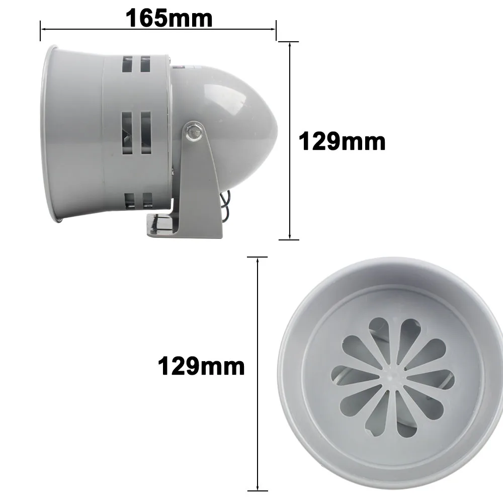 12VDC 24VDC 220VAC 110VAC الأحمر محرك صغير من البلاستيك صفارات الإنذار الصناعية إنذار الصوت الحرس الكهربائي ضد السرقة MS-290