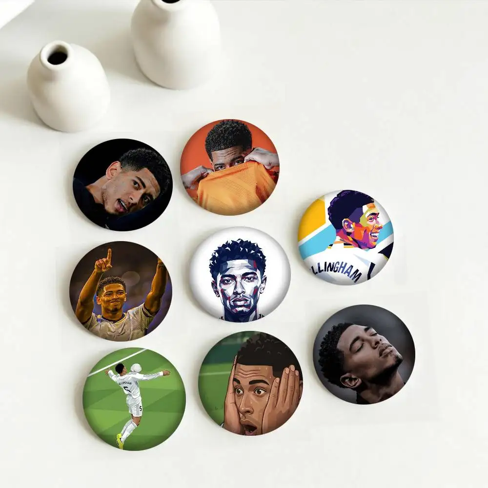 B-Basketball star Jude Bellingham 25mm 32mm 44mm 58mm 75mm Brooches Badges Pins for Accessories Gift