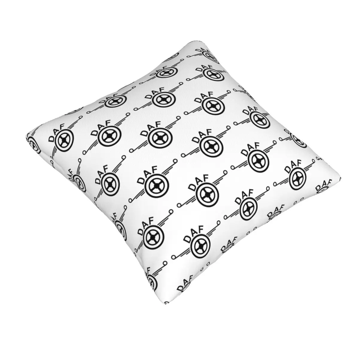 Daf Truck Logo Vector Design Square Pillowcase Pillow Cover Cushion Decor Comfort Throw Pillow for Home Living Room