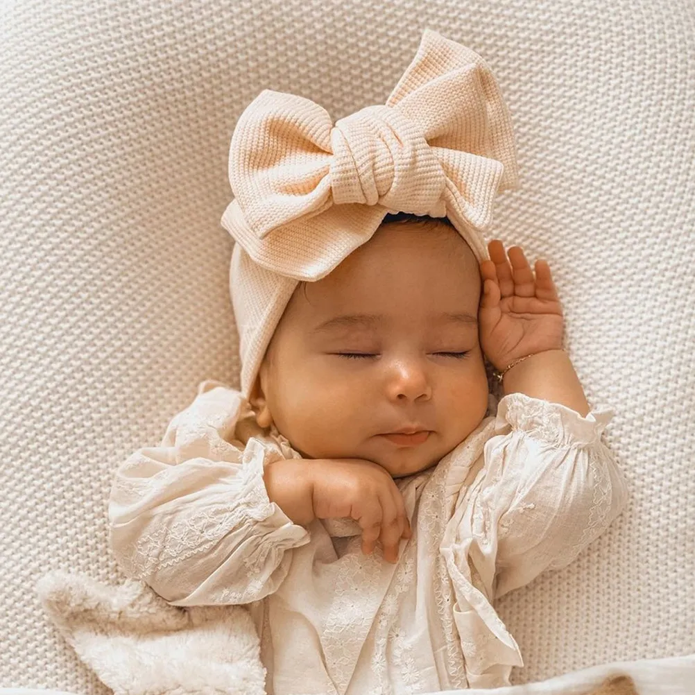 

2Pcs Hair Bow Headband Lovely Bright Color Hairband for Shower Birthday Celebration Comfortable Soft