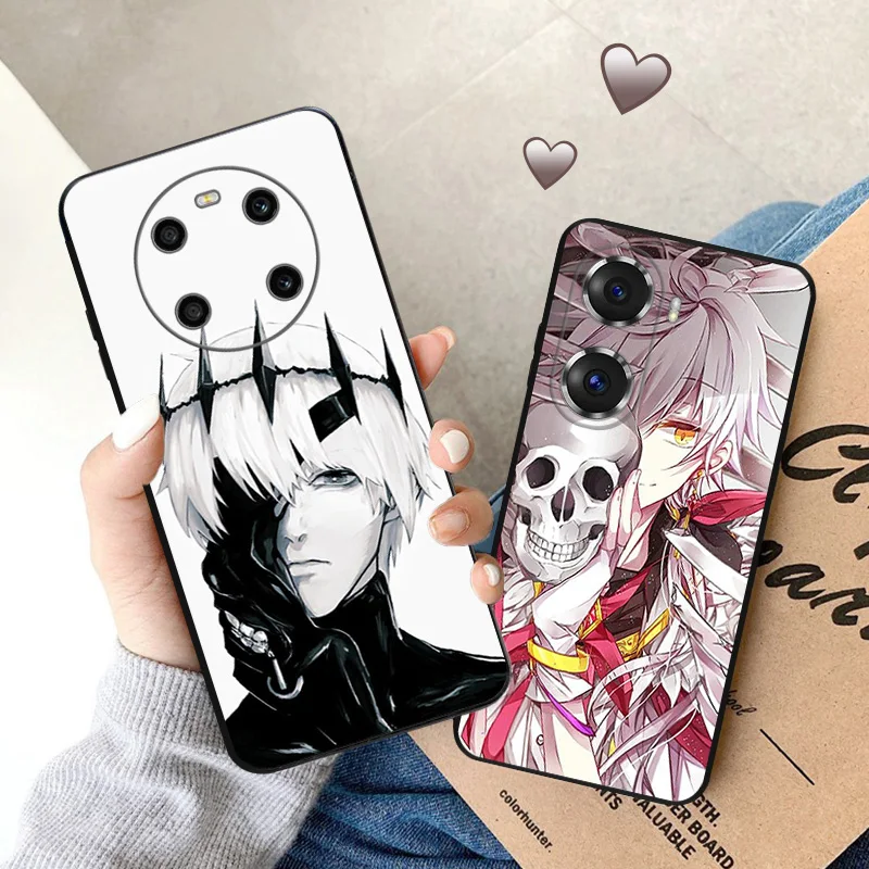 Ultra Thin Silicone Phone Case For Honor X8 X7 X9 b X6 4G 70 90 Magic5 Pro 8x Pixel 8 7 6 a Tokyo Ghoul D. GRAY-MAN Matte Cover