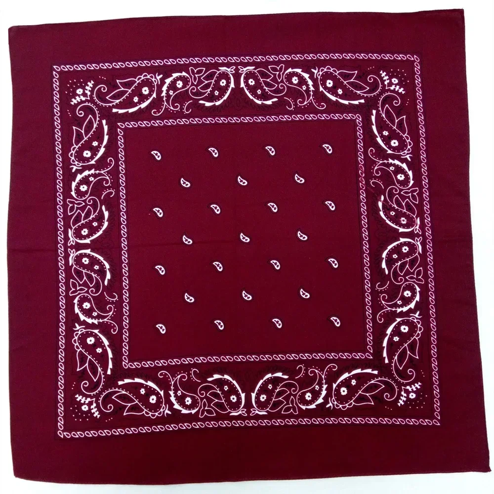 55cm * 55cm Outdoor-Sport Bandana Schal Gesichts maske Reiten Camping Radfahren Kopftuch Rohr Armband Paisley Stirnband Frauen Männer – Detail 23