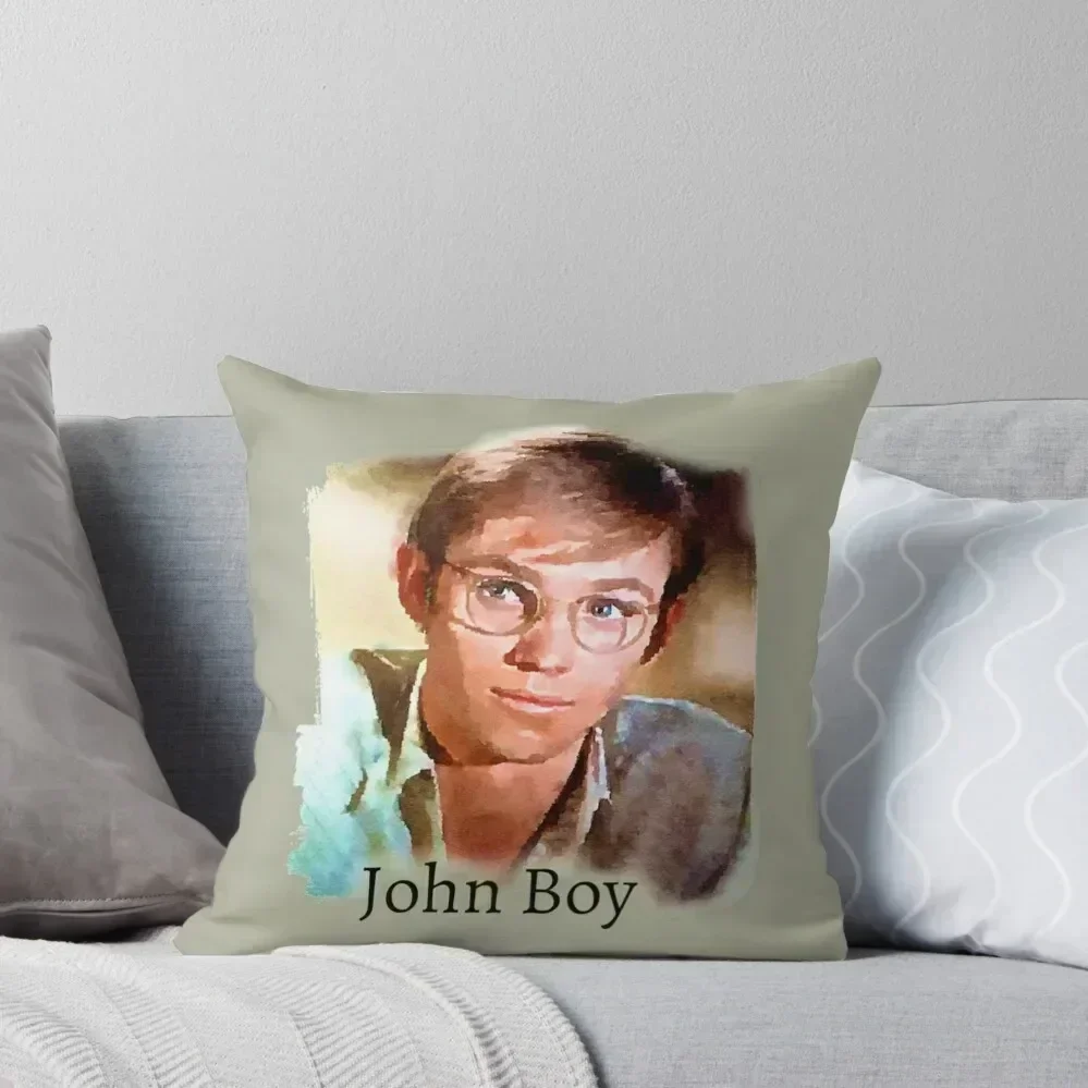 John Boy Walton Throw Pillow Elastic Cover For Sofa Cushions Cover pillow