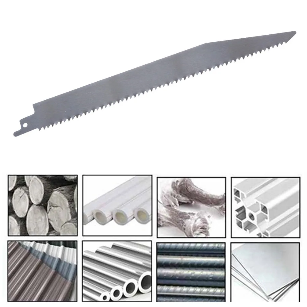 1 buah S1531 pisau gergaji bolak-balik 240mm BIM untuk kayu bambu tulang pipa plastik alat listrik pertukangan aksesoris