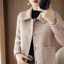 Autumn Winter New Woolen Coat Women Short High-Quality Jacket Versatile Outerwear Fashionable Wool Jackets Female Fashion Tops