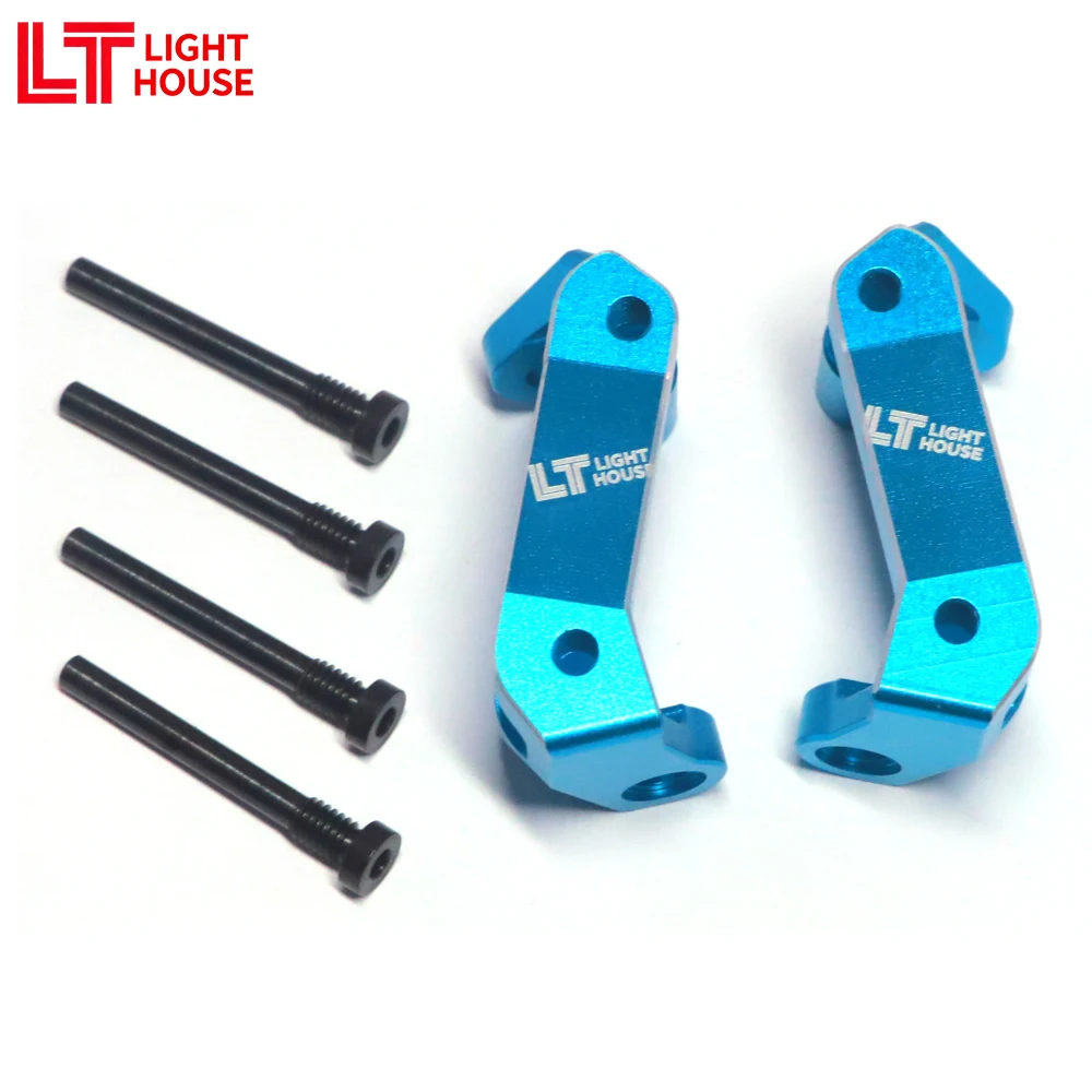 

LIGHT HOUSE 7075 Aluminum Front C Hub/Knuckle Arm For TRX MINI MAXX BL-2s 4WD Brushless Monster Truck 107154-1 Upgrade Parts