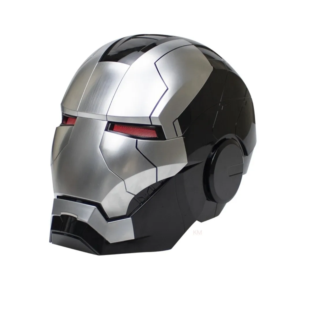2025 Nieuwe Marvel Iron Man Helm Zwart Goud Zwart Zilver Elektrische Helm Spraakgestuurde Stemmachine Gezichtsmasker Speelgoed Verjaardag Gi