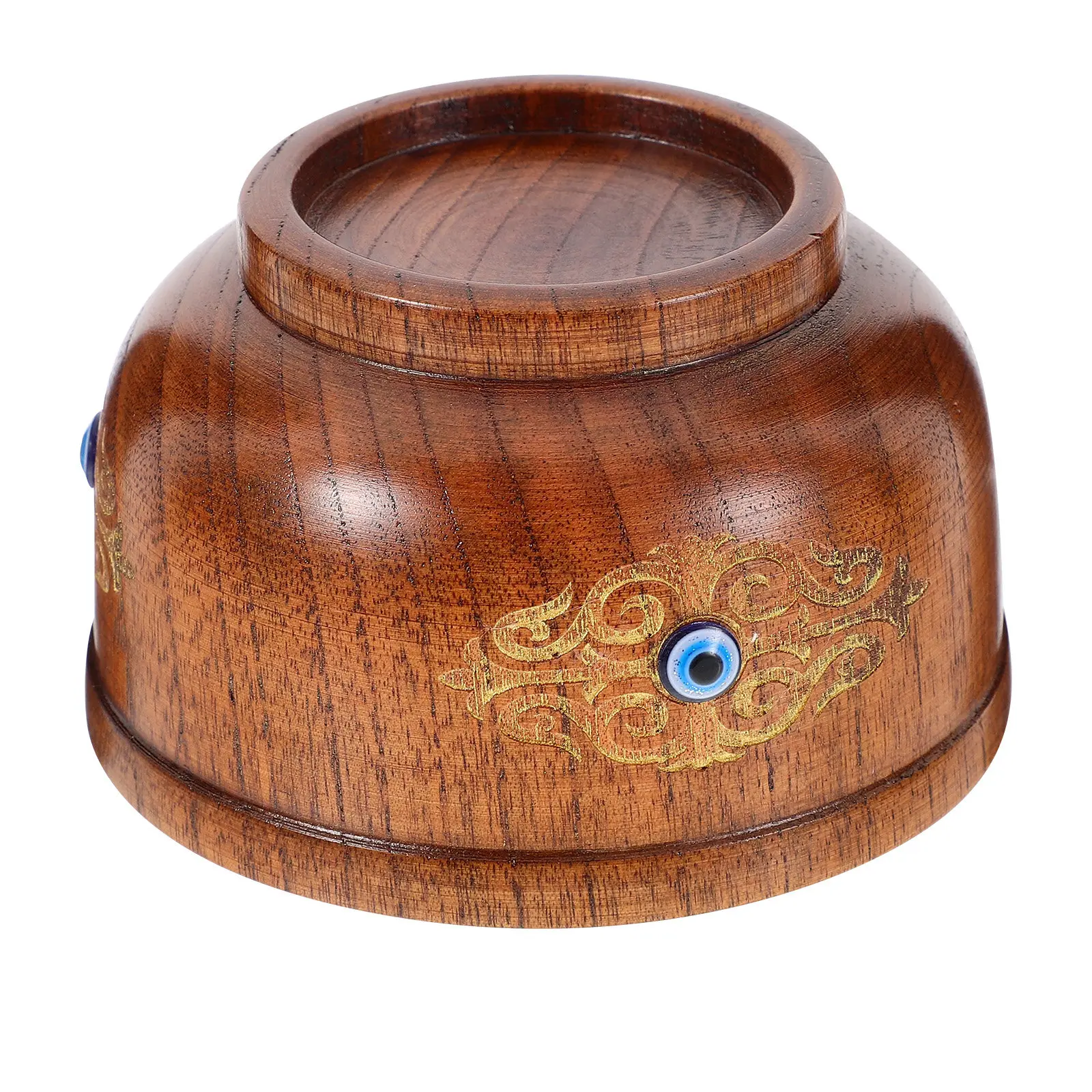

Mongolian Wood Natural Wooden Bowl For Rice Soup Salad Household Kitchen Use Decorative Fruit Bowl Practical Food