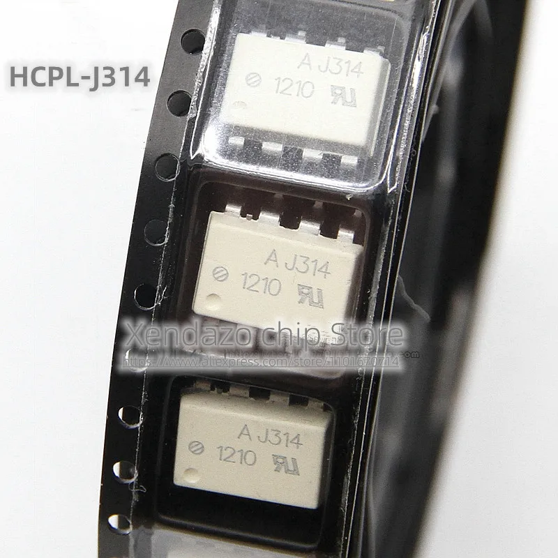 5 teile/los HCPL-J314-500E HCPL-J314 siebdruck ein j314 sop-8 paket original original original optokoppler chip
