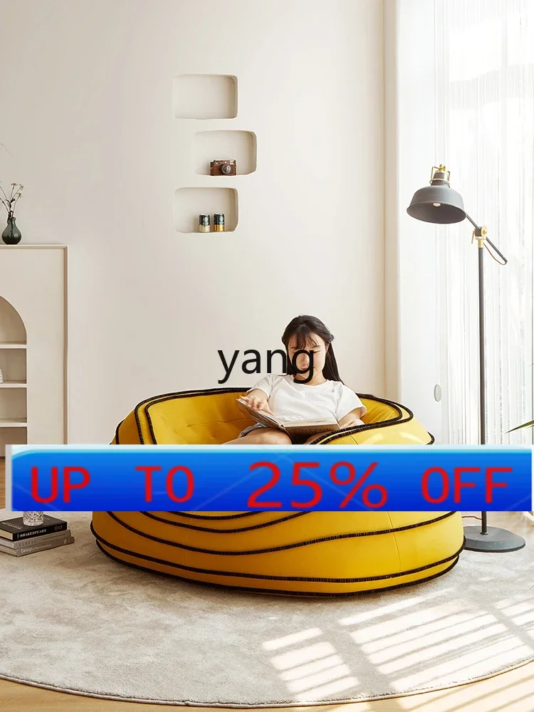 

LMM Internet Celebrity Lazy Sofa Creative Leisure Bedroom Living Room Balcony Single Egg Tart Chair
