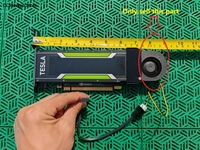 NVIDIA Tesla P4 M4 T4 Graphics Card Modification Active Turbo Cooling Fan Silent 4-wire PWM