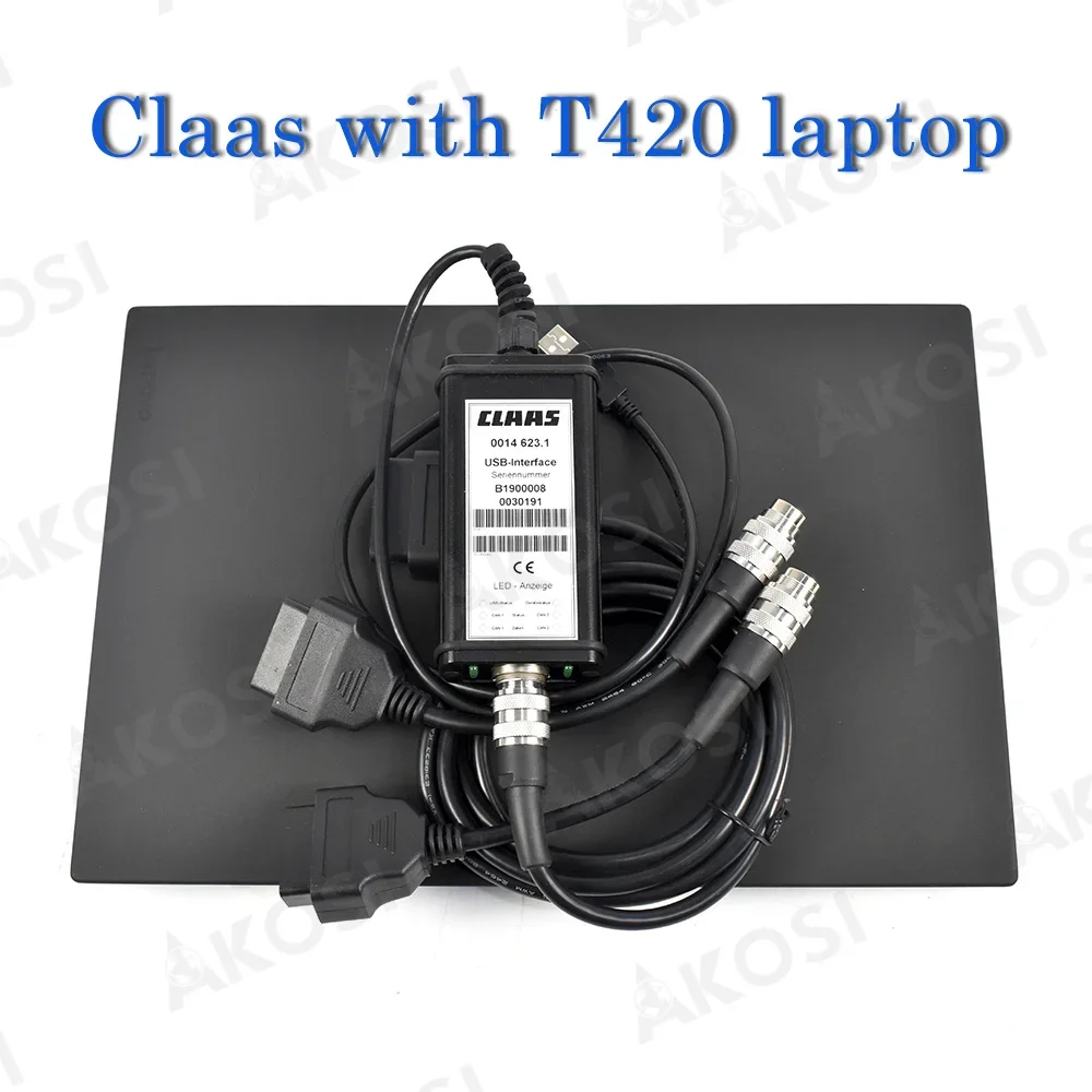 

FOR CLAAS diagnostic interface CLAAS MetaDiag +T420 laptop for CLASS agriculture construction truck diagnostic scanner tool