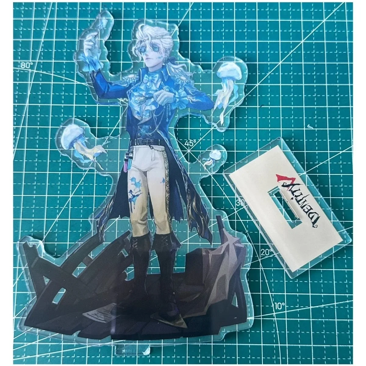 Gioco Identità V Acrilico Stand Doll Anime Emily Dyer Naib Mercenario Frederick Kreiburg Figura Modello Piastra Giocattolo Cosplay per il Regalo