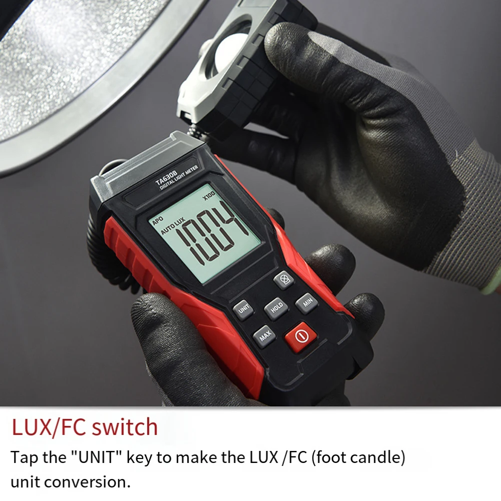 The Highly Accurate TA630B Digital Light Meter is Perfectly Designed for Diverse Applications Including Industry and Education