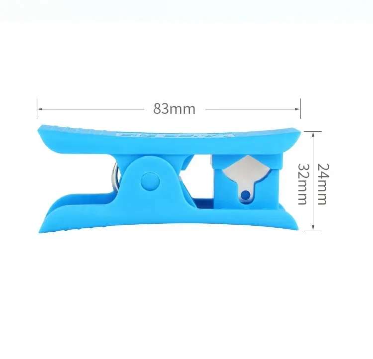 High Quality Tube Cutter Plastic Pipe Cutter Tool Smooth Cutting Plastic + Alloy 83mm Blue In High Temperature