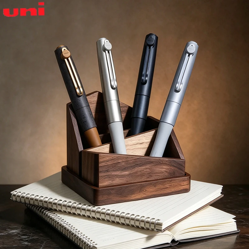 Uni-Ball ZENTO Signature Magnetic Gel Pen Silver Black Brass Limited Edition 0.5mm Smudge Free Quality Pens Japan Executive Gift