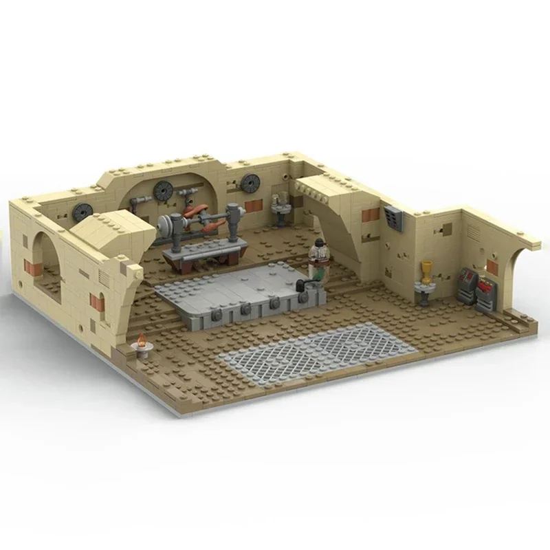 Star Movie Modello Moc Mattoni da costruzione Trono Camera e zona cucina Tecnologia Blocchi modulari Regali Giocattoli di Natale Set fai da te Assemblaggio