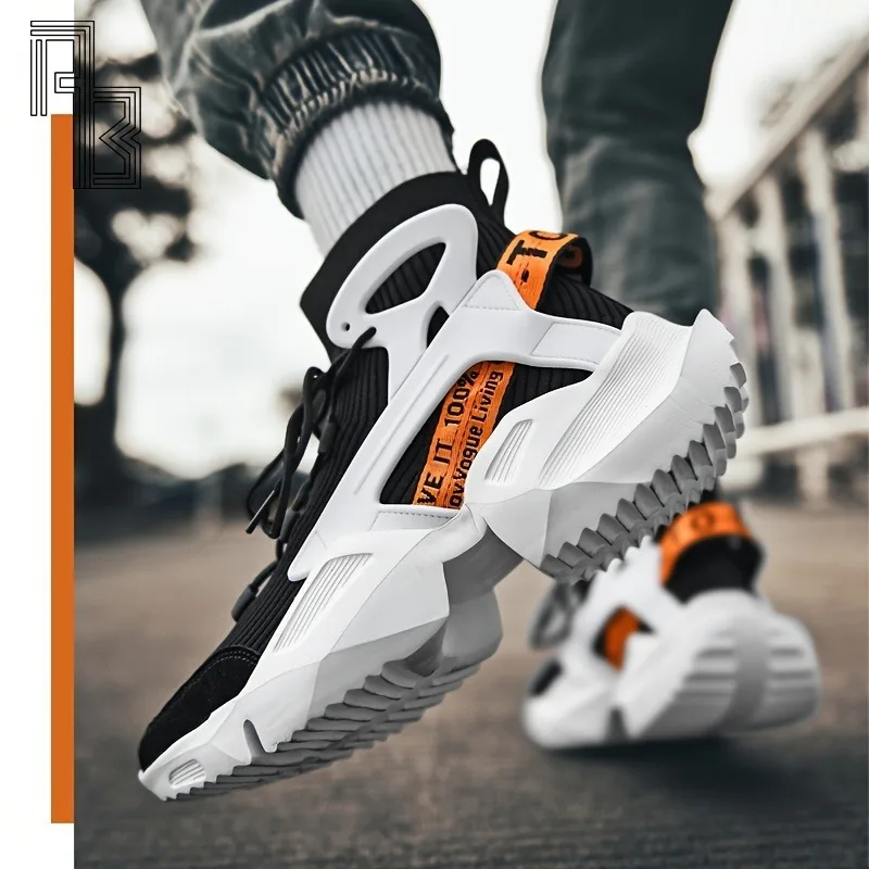 

High Quality Men's Trendy Shoes 2026 Autumn High Top Casual Sports Shoes New Fashionable and Versatile Shoes Zapatos De Hombre