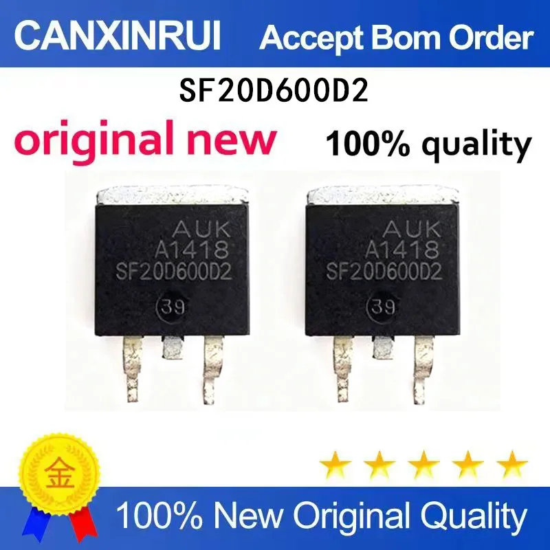 (5-100 Pieces) Brand new SF20D600D2 patch TO-263 ultra fast dual rectifier 600V 20A spot chip