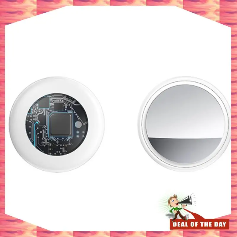 24-Hour Delivery IPX5 Waterproof Smart Finder Tracker TX02 Mini GPS Key Tag Anti-Lost Device Realtime Locator Work White