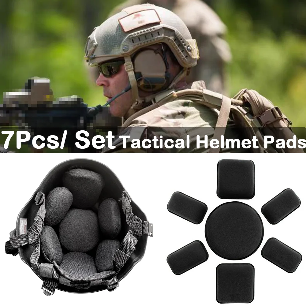 FAST MICH Tactical Helmet Protective Sponge Pads FMA CP Detachable Protective Helmet Pads Set Outdoor Helmet Accessories