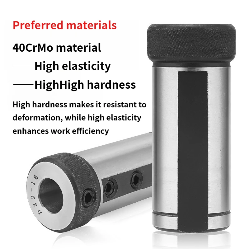 D20 D25 D32 D40 MT2 MT3 تقليل الأكمام مملة القاطع كتلة تحويل U مخرطة الحفر دليل الأكمام الزلزالية الأكمام تحول أدوات