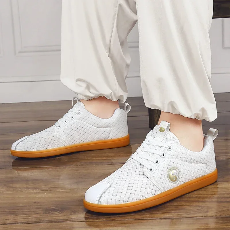 Unisex Summer Breathable Tai Chi Shoes Women Lightweight High Quality Casual Sneakers Men Non-Slip Martial Arts Fitness Shoes