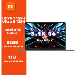 Nuovo Xiaomi Redmi Book Pro 16 2024 Laptop Intel Core Ultra 7 155H/5 125H NoteBook 32G DDR5 + 1TB SSD 16 