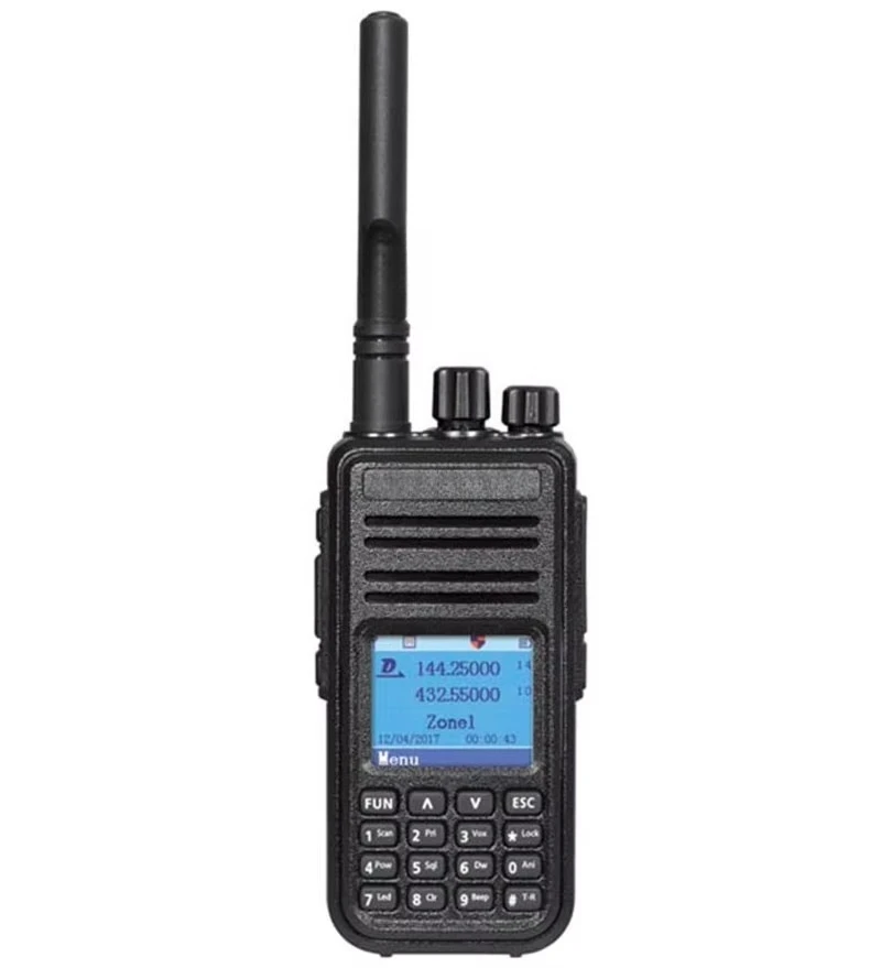 Digital handheld walkie-talkie dual-band dustproof dual-slot repeater