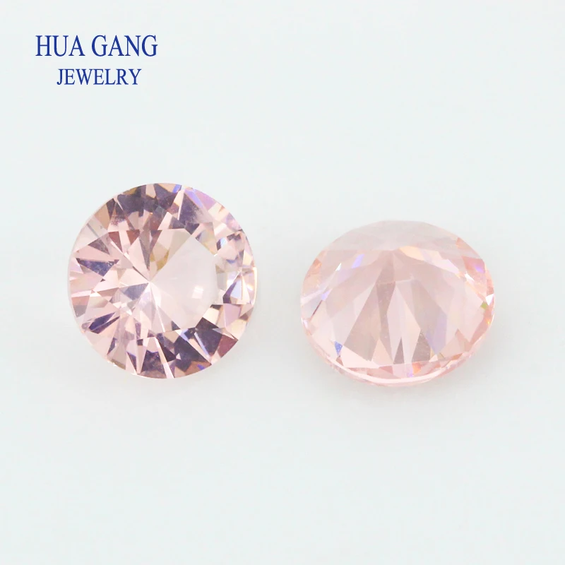synthetic gem Round Nono green blue sapphire gold pink are suitable for making high-temperature wax inlad jewelry