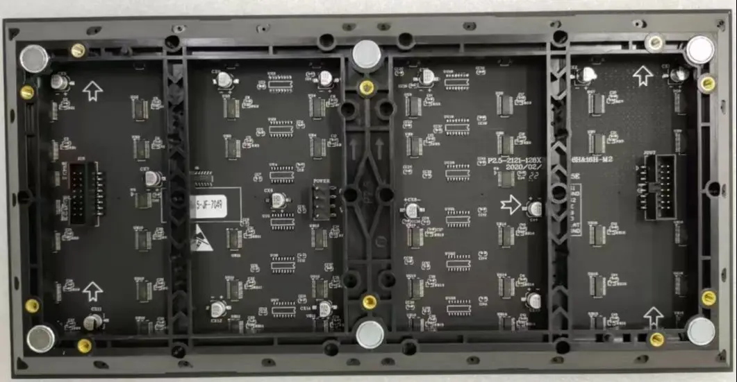 

Indoor Beveled Edge SMD2121 RGB Full Color P2.5 LED Module 128 x 64 Pixels Led Panel Matrix Video Wall Display HD Hot Sale
