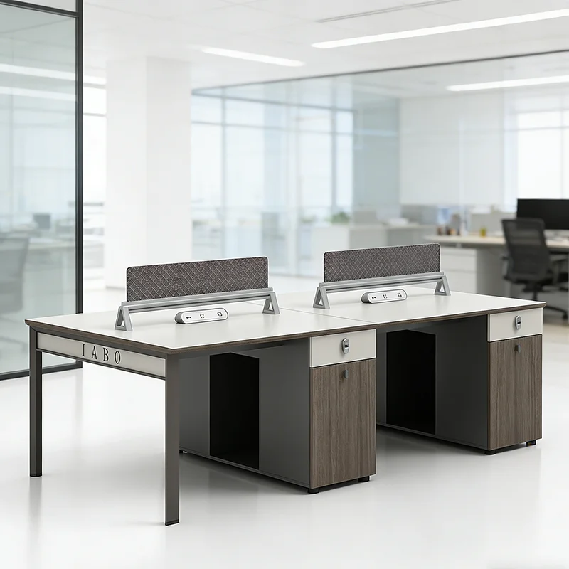 Modern Office Furniture Open Workstation Staff Workstation Desk Modular Workstation Solution 2 4 6 8 Customizable