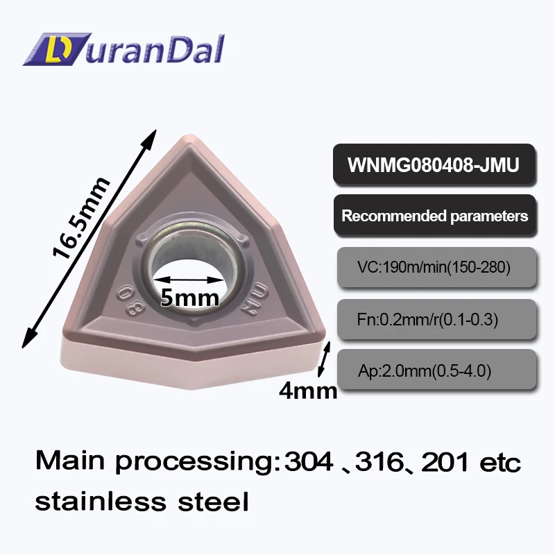 

WNMG 080408 JMU 8015 Твердосплавные вставки Внешний токарный инструмент для режущих инструментов с ЧПУ Токарный станок WWLNR2020 WWLNR2525 Держатель WWLNR3232