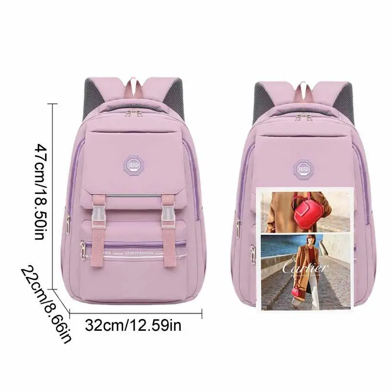 Cute Academy Backpack Casual Travel Student School Shoulder Bag Waterproof Backpack With Adjustable Shoulder Straps For Comfort