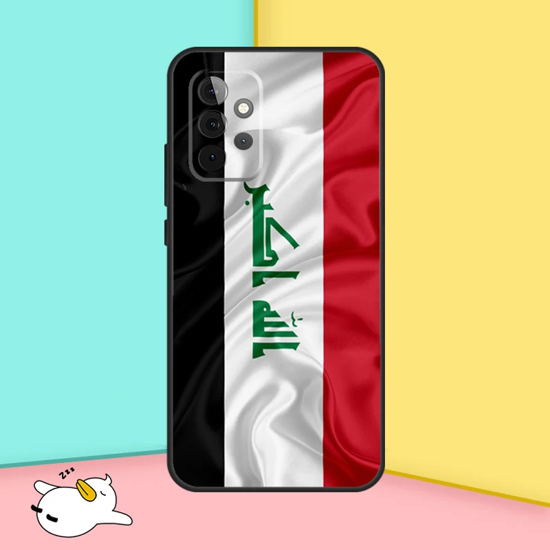 Iraqi Flag Phone Case For Samsung Galaxy A14 A24 A34 A54 A13 A33 A53 A73 A12 A22 A32 A52 A51 A71 A52S