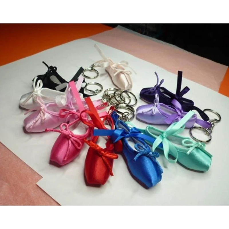 Lovely Ballet Shoe Keyring Stylish Pendant Keychains Ballet Shoe Keyrings Backpack Pendants Gift for Fashion Enthusiasts