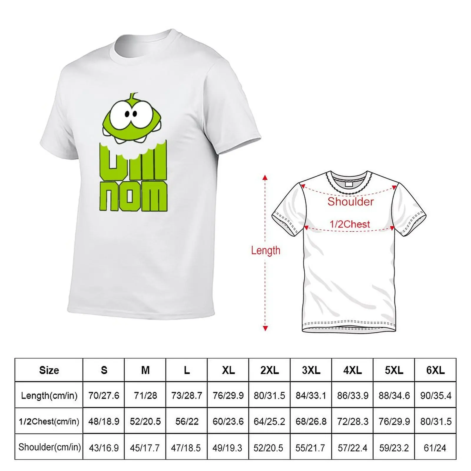 OMNOM T-Shirt graphic t shirts for man t shirts for man cotton T-Shirt