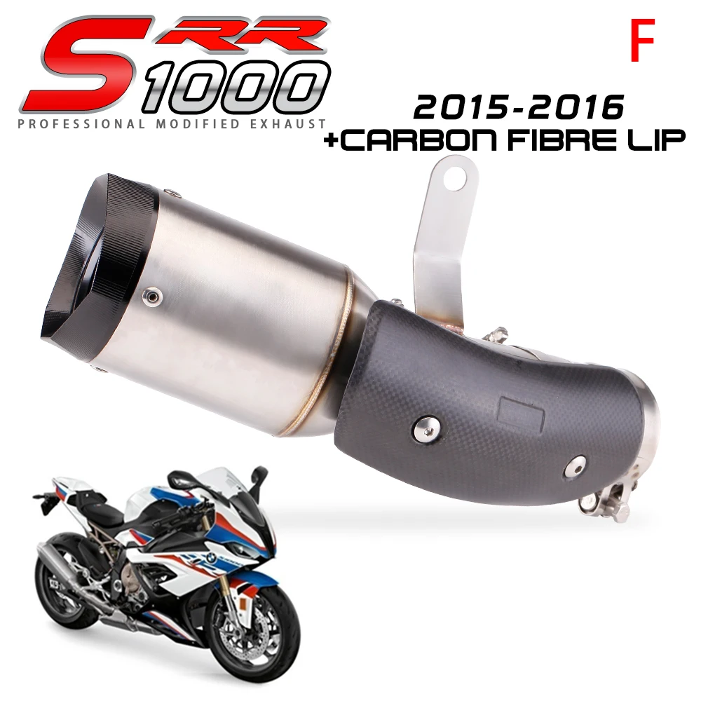 

escapes de motos Slip On For S1000RR S1000 RR 2019 2020 2021 2022 2023 Motorcycle Exhaust Escape System Modify S1000RR exhaust